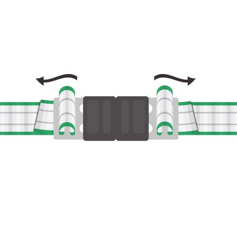 Litzclip® Torgriffverbinder Edelstahl 4 Stück