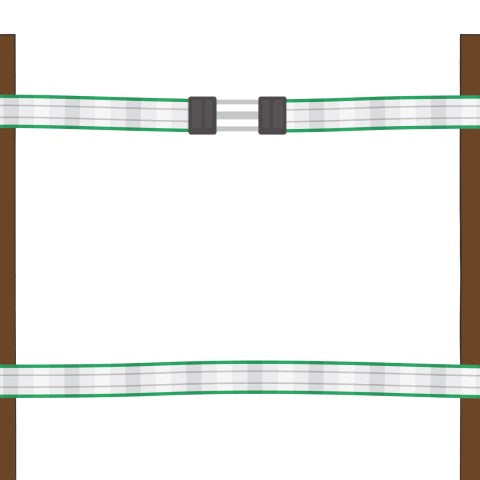 Litzclip® Torgriffverbinder Edelstahl 4 Stück