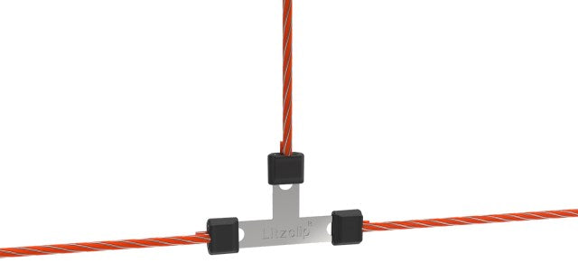 Litzclip® Litzen-T-Verbinder Edelstahl 5 Stück