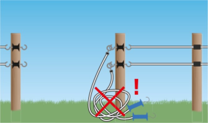 Fence Clip Einhänger für Torgriff 8 Stück