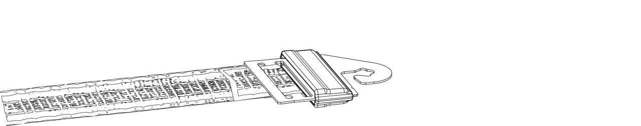 Torgriff mit Litzclip Bandanschluss 40mm