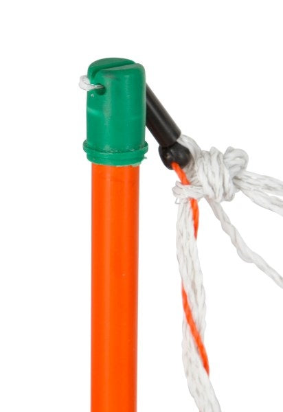 Schafnetz Topline Netz Höhe 90cm, 50m Doppelspitze Orange/Weiß